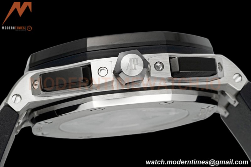 Audemars Piguet - AP ROO Chronograph 26420 SS/RU Black/Black APF 7750 MOD