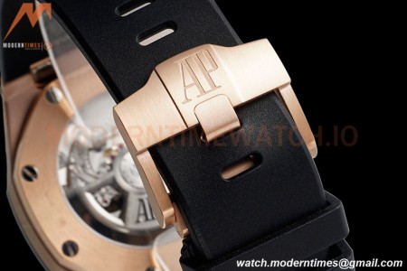Audemars Piguet - AP ROO Chronograph 26420 RG/RU Black/Black APF 7750 MOD