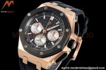 Audemars Piguet - AP ROO Chronograph 26420 RG/RU Black/Black APF 7750 MOD