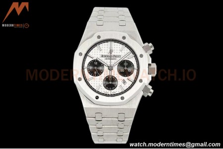 Audemars Piguet - Royal Oak Chronograph 26331ST SS/SS White/Stk IPF 7750 MOD