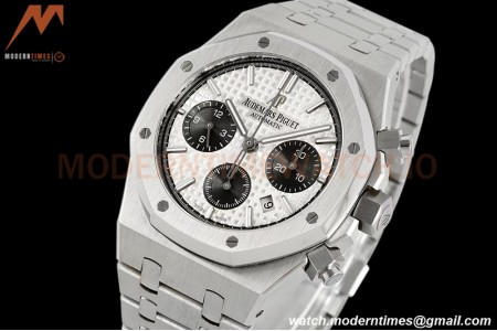Audemars Piguet - Royal Oak Chronograph 26331ST SS/SS White/Stk IPF 7750 MOD