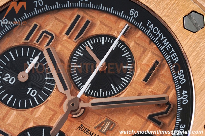 Audemars Piguet - AP ROO Chronograph RG/LE Gold/Num SF A3126 Mod
