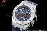 Audemars Piguet - AP ROO Chronograph SS/LE Blk/Num Blue SF A3126 Mod