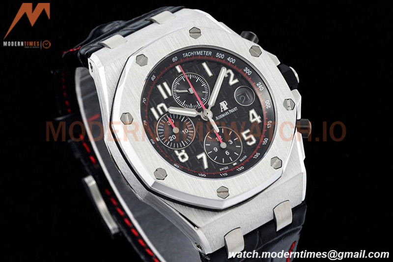 Audemars Piguet - AP ROO Chronograph SS/LE Blk/Num Blk SF A3126 Mod