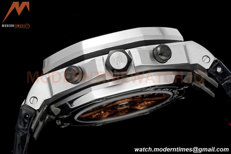 Audemars Piguet - AP ROO Chronograph SS/LE Blk/Num Blk SF A3126 Mod