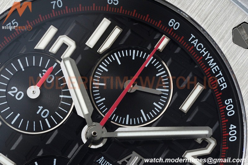 Audemars Piguet - AP ROO Chronograph SS/LE Blk/Num Blk SF A3126 Mod
