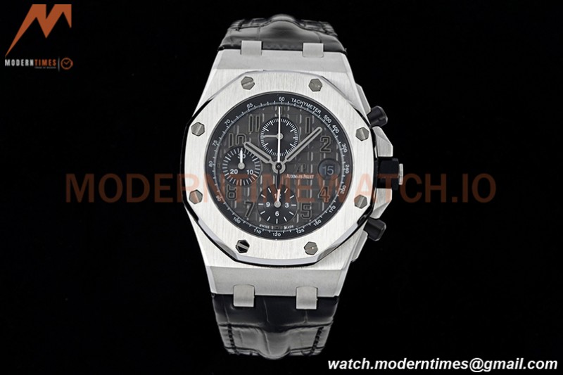 Audemars Piguet - AP ROO Chronograph SS/LE Grey/Num SF A3126 Mod