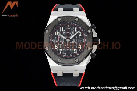 Audemars Piguet - AP ROO Chronograph SS/RU Cer/Black/Num SF A3126 Mod