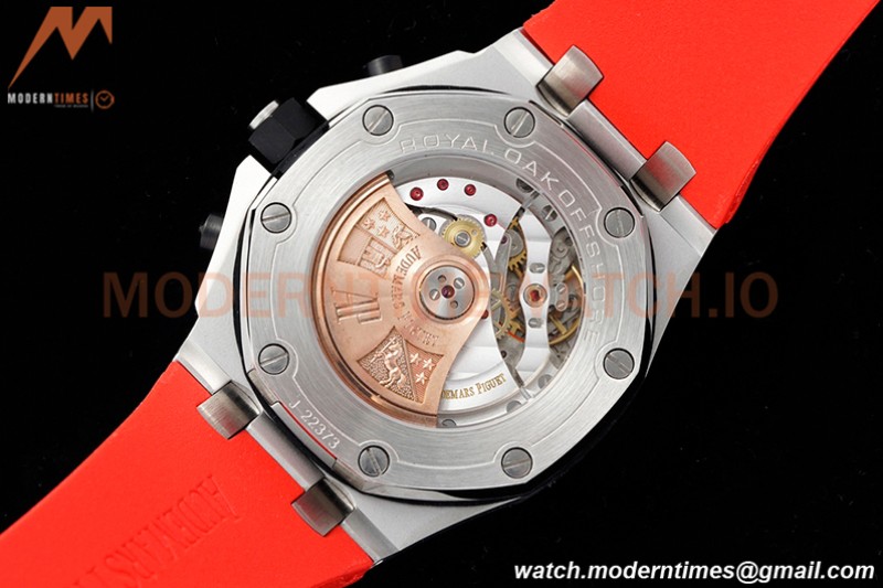 Audemars Piguet - AP ROO Chronograph SS/RU Cer/Black/Num SF A3126 Mod