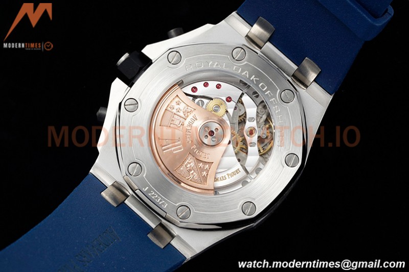 Audemars Piguet - AP ROO Chronograph SS/RU Blue/Num SF A3126 Mod