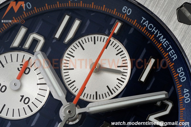 Audemars Piguet - AP ROO Chronograph SS/RU Blue/Num SF A3126 Mod