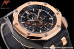 Audemars Piguet - AP ROO Chronograph 44mm CER/RG/RU Black JJF A3126 Mod
