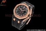 Audemars Piguet - AP ROO Chronograph 44mm CER/RG/RU Black JJF A3126 Mod