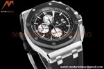 Audemars Piguet - AP ROO Chronograph 44mm CER/SS/RU Black JJF A3126 Mod