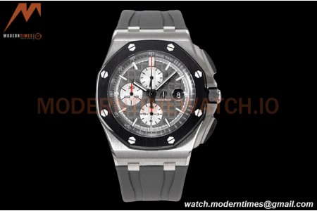 Audemars Piguet - AP ROO Chronograph 44mm CER/SS/RU Grey JJF A3126 Mod