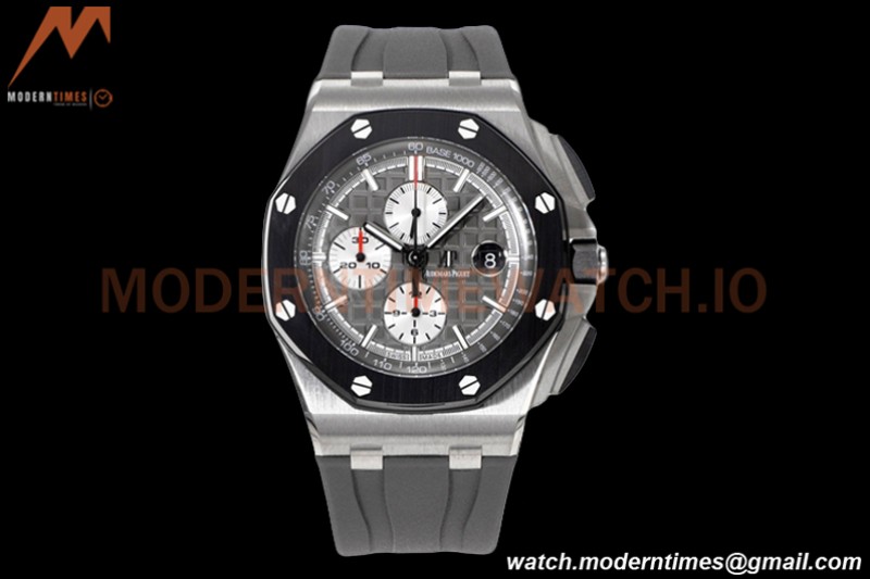 Audemars Piguet - AP ROO Chronograph 44mm CER/SS/RU Grey JJF A3126 Mod