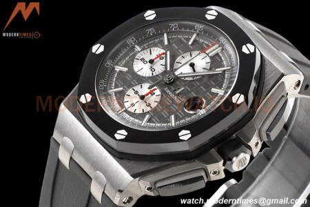 Audemars Piguet - AP ROO Chronograph 44mm CER/SS/RU Grey JJF A3126 Mod