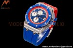 Audemars Piguet - AP ROO Chronograph 44mm CER/SS/RU Blue/Red JJF A3126 Mod