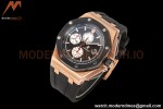 Audemars Piguet - AP ROO Chronograph 44mm RG/CER/RU Blk/Wht JJF A3126 Mod