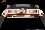 Audemars Piguet - AP ROO Chronograph 44mm RG/CER/RU Blk/Wht JJF A3126 Mod