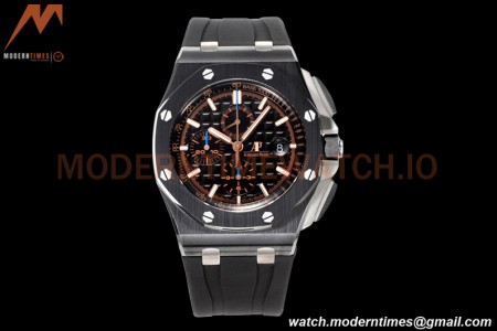 Audemars Piguet - AP ROO Chronograph 44mm CER/CER/RU Blk/Blk JJF A3126 Mod