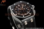 Audemars Piguet - AP ROO Chronograph 44mm CER/CER/RU Blk/Blk JJF A3126 Mod