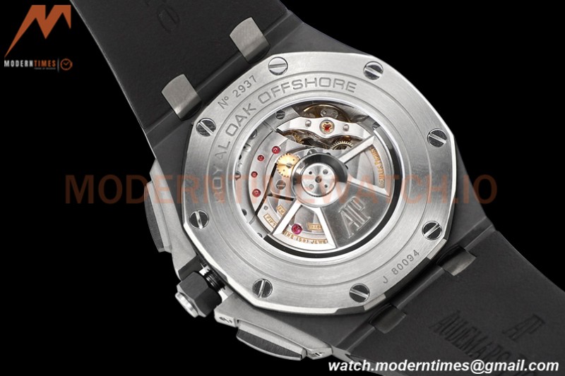 Audemars Piguet - AP ROO Chronograph 44mm CER/CER/RU Blk/Blk JJF A3126 Mod