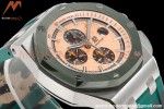 Audemars Piguet - AP ROO Chronograph 44mm CER/SS/RU Blue/Yelw JJF A3126 Mod