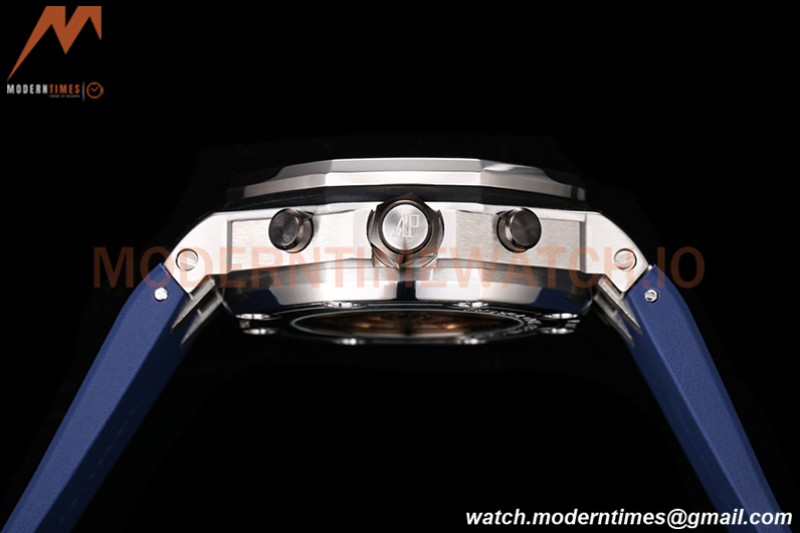 Audemars Piguet - AP ROO Diver Chrono 42mm SS/RU Blue JJF A3124 Mod