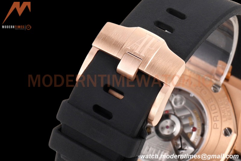 Audemars Piguet - AP ROO Chronograph 44mm RG/CER/RU Grey/Blk JJF A3126 Mod
