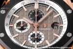 Audemars Piguet - AP ROO Chronograph 44mm RG/CER/RU Grey/Blk JJF A3126 Mod