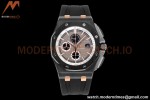 Audemars Piguet - AP ROO Chronograph 44mm CER/CER/RU Grey/Blk JJF A3126 Mod