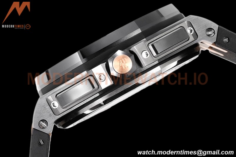 Audemars Piguet - AP ROO Chronograph 44mm CER/CER/RU Grey/Blk JJF A3126 Mod