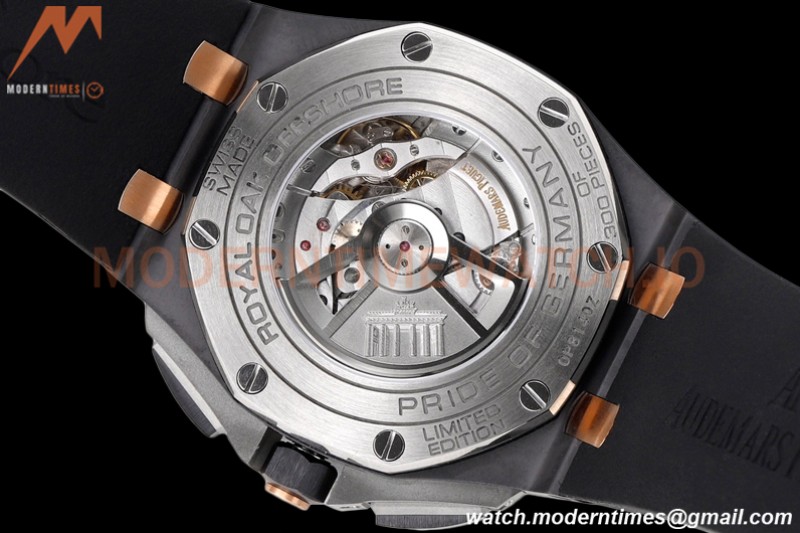 Audemars Piguet - AP ROO Chronograph 44mm CER/CER/RU Grey/Blk JJF A3126 Mod