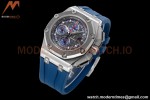 Audemars Piguet - AP ROO Chronograph 44mm SS/CER/RU Grey/Blue JJF A3126 Mod