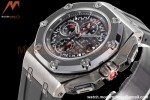 Audemars Piguet - AP ROO Chronograph 44mm SS/CER/RU Grey/Black JJF A3126 Mod