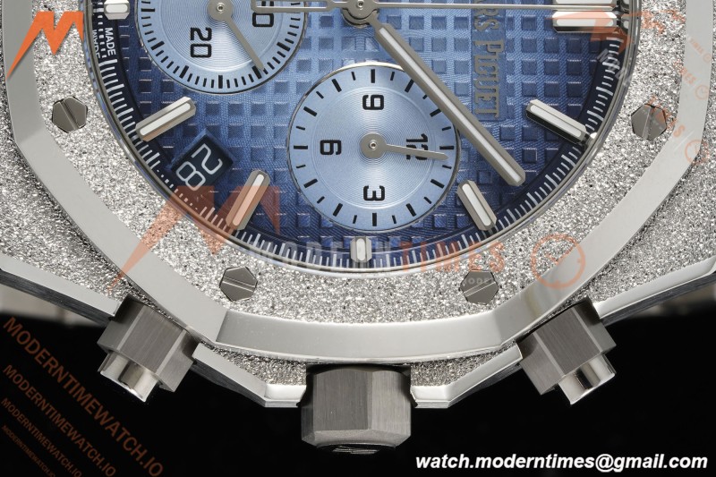 Audemars Piguet - Royal Oak Chrono 26240BC 41mm Frosted SS/SS Gradient Blue APSF SH4401