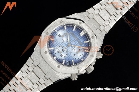 Audemars Piguet - Royal Oak Chrono 26240BC 41mm Frosted SS/SS Gradient Blue APSF SH4401 | 오데마 피게 - 로얄 오크 크로노 26240BC 41mm 프로스티드 SS/SS 그라데이션 블루 APSF SH4401