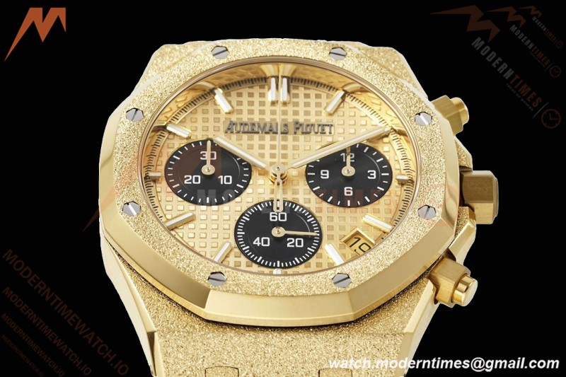 Audemars Piguet - Royal Oak Chrono 26240BA 41mm Frosted YG/YG Gold APSF SH4401