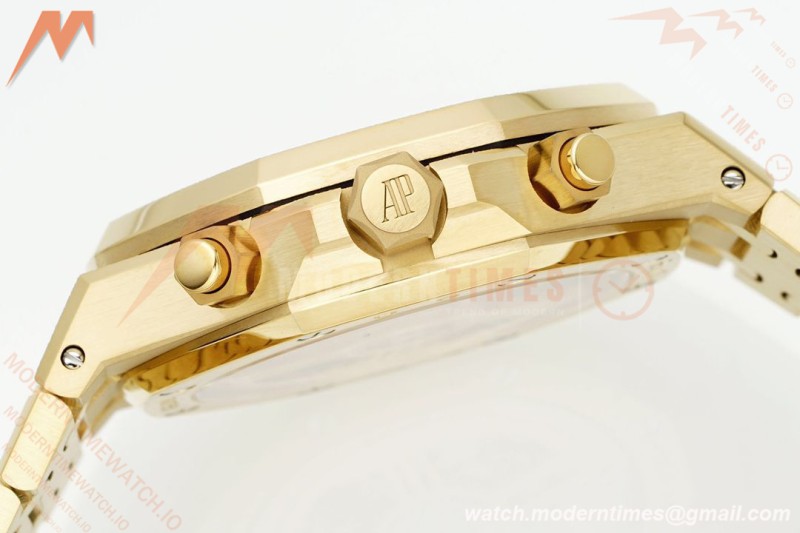 Audemars Piguet - Royal Oak Chrono 26240BA 41mm Frosted YG/YG Gold APSF SH4401