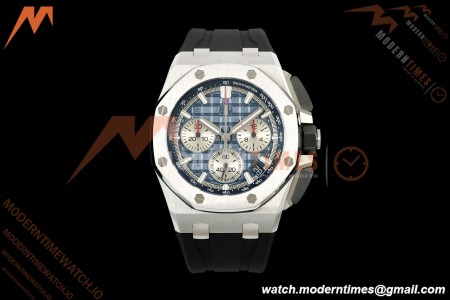 Audemars Piguet - Royal Oak Offshore Chronograph 43mm 26420TI SS/RU Blu/Silv APSF SA4401 | 오데마피게 - 로얄오크 오프쇼어 크로노그래프 43mm 26420TI SS/RU Blu/Silv APSF SA4401