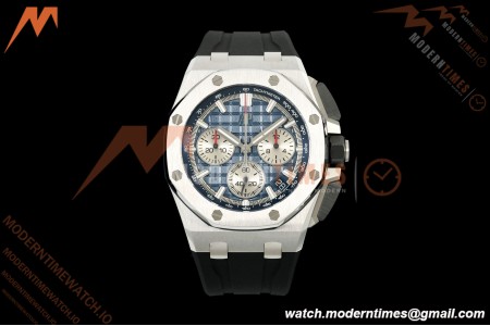Audemars Piguet - Royal Oak Offshore Chronograph 43mm 26420TI SS/RU Blu/Silv APSF SA4401