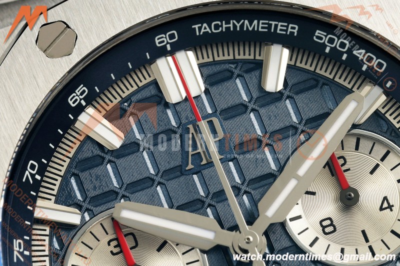 Audemars Piguet - Royal Oak Offshore Chronograph 43mm 26420TI SS/RU Blu/Silv APSF SA4401