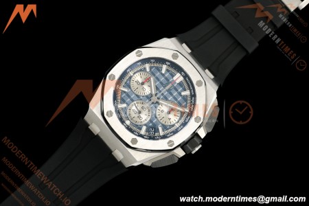 Audemars Piguet - Royal Oak Offshore Chronograph 43mm 26420TI SS/RU Blu/Silv APSF SA4401 | 오데마피게 - 로얄오크 오프쇼어 크로노그래프 43mm 26420TI SS/RU Blu/Silv APSF SA4401