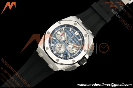 Audemars Piguet - Royal Oak Offshore Chronograph 43mm 26420TI SS/RU Blu/Silv APSF SA4401