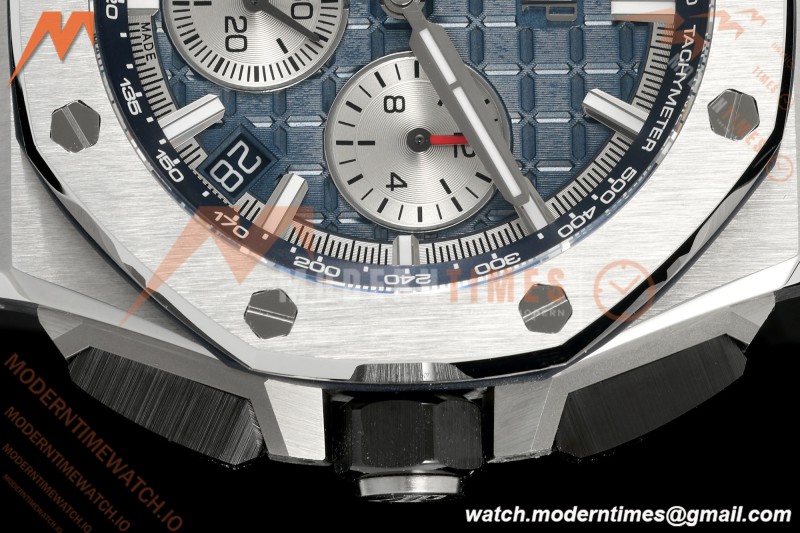 Audemars Piguet - Royal Oak Offshore Chronograph 43mm 26420TI SS/RU Blu/Silv APSF SA4401