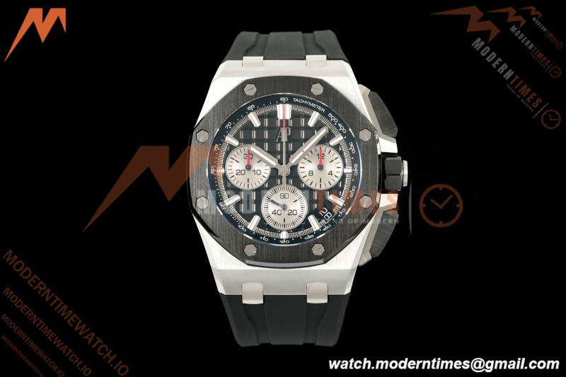 Audemars Piguet - Royal Oak Offshore Chronograph 43mm 26420SO SS/CER/RU Blk/Silv APSF SA4401 | 오데마피게 - 로얄오크 오프쇼어 크로노그래프 43mm 26420SO SS/CER/RU Blk/Silv APSF SA4401