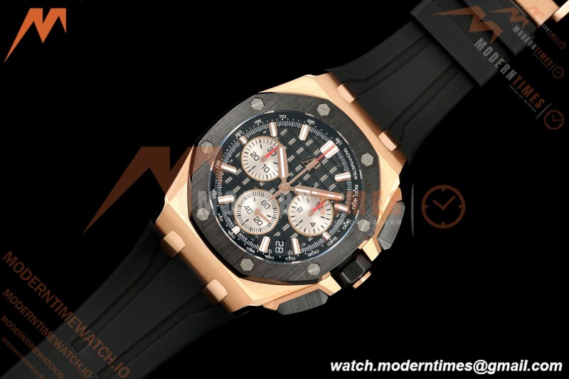 Audemars Piguet - Royal Oak Offshore Chronograph 43mm 26420RO RG/CER/RU Blk/Silv APSF SA4401