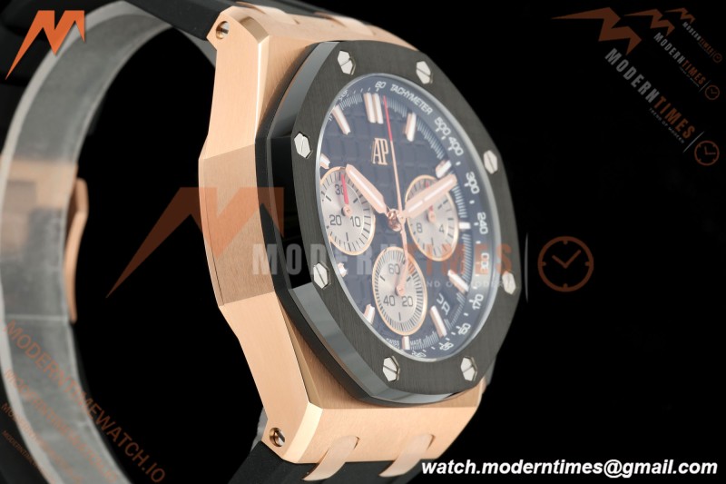 Audemars Piguet - Royal Oak Offshore Chronograph 43mm 26420RO RG/CER/RU Blk/Silv APSF SA4401