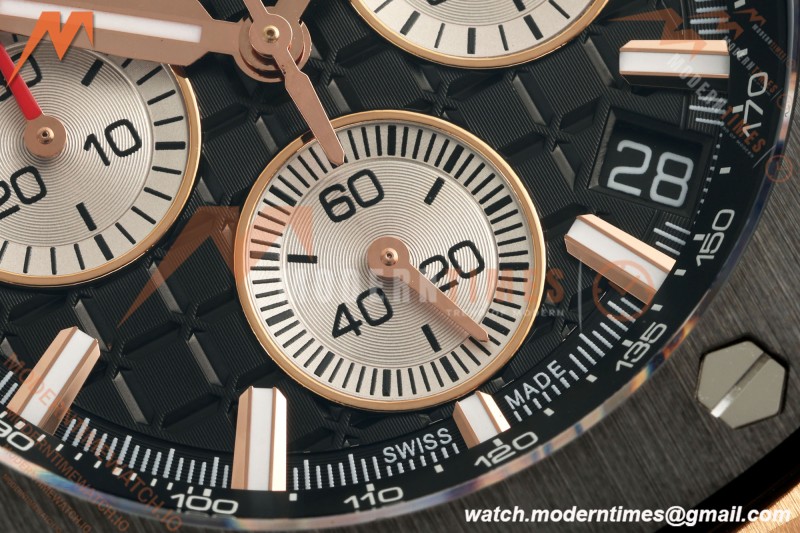 Audemars Piguet - Royal Oak Offshore Chronograph 43mm 26420RO RG/CER/RU Blk/Silv APSF SA4401